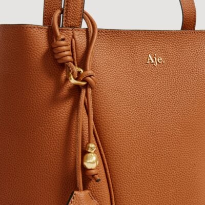 Aje Untold Portrait Tote — SPICED CHAI - Image 2