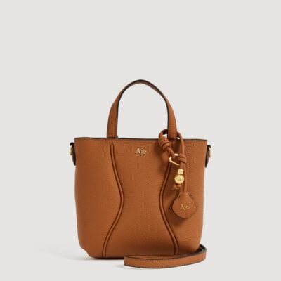 Aje Untold Mini Tote — SPICED CHAI - Image 1
