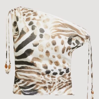 Aje Tovi Asymmetrical Top — JUNGLE - Image 2