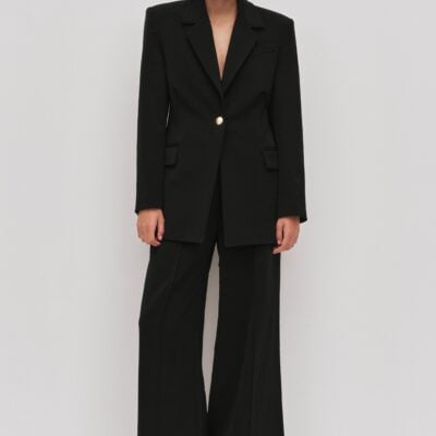 Aje Symmetry Blazer — BLACK - Image 1