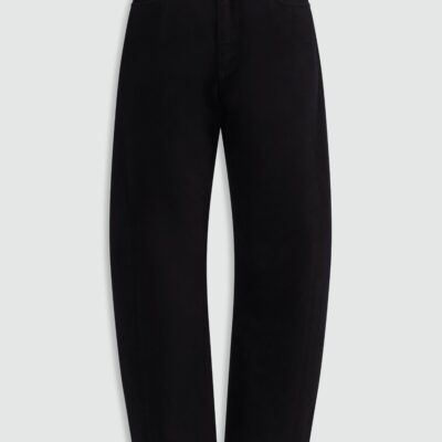 Aje Stevie Barrel Ankle Jean — BLACK - Image 2