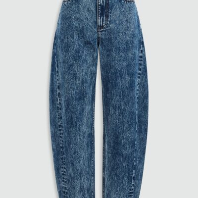 Aje Stevie Barrel Ankle Jean — BLUE RINSE - Image 2