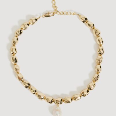 Aje Spencer Necklace — GOLD/PEARL - Image 1