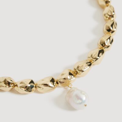 Aje Spencer Necklace — GOLD/PEARL - Image 2