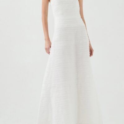 Aje Soundscape Maxi Dress — IVORY - Image 1