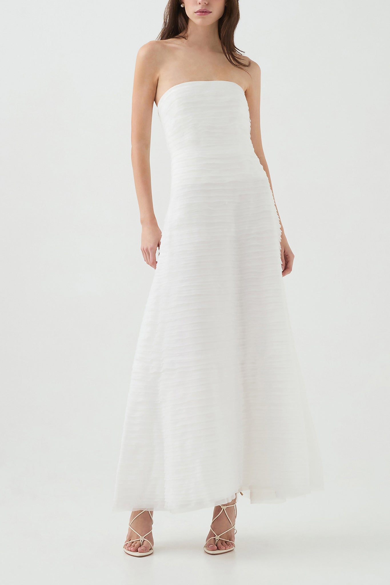 Aje Soundscape Maxi Dress — IVORY - Image 1