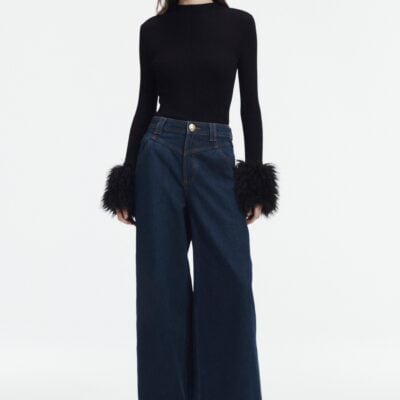 Aje Seren Denim Jean — DARK CLASSIC WASH - Image 1