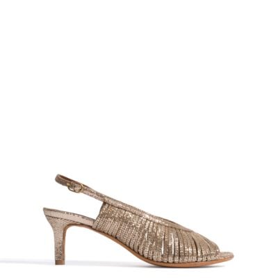 Anonymous Copenhagen Zenia 55 Lizard metallic goat Vintage champagne — 35 - Image 1