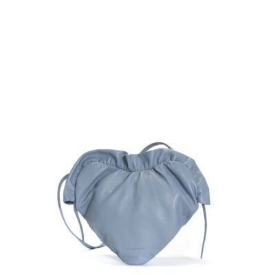 Anonymous Copenhagen Zally classic heart bag Shiny lamb Sky blue - Image 1