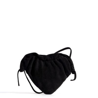 Anonymous Copenhagen Zally classic heart bag Calf suede Black - Image 1