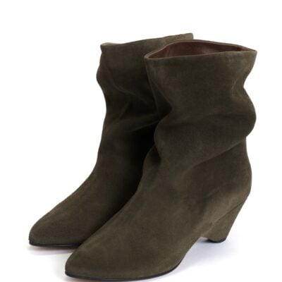 Anonymous Copenhagen Vully 50 triangle Calf suede Moss green — 35 - Image 2