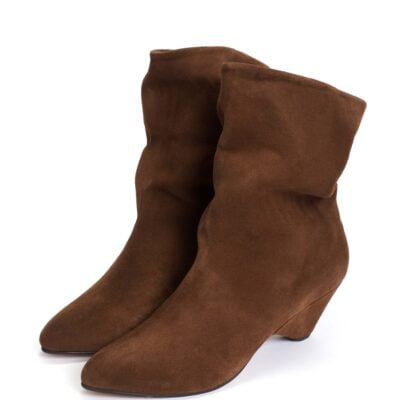 Anonymous Copenhagen Vully 50 triangle Calf suede Coconut brown — 35 - Image 2