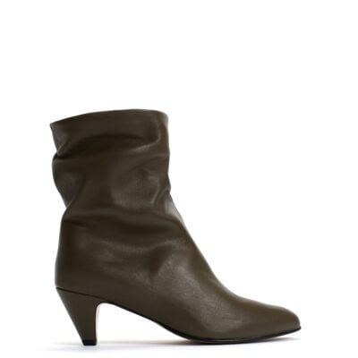 Anonymous Copenhagen Vully 50 stiletto Soft calf Olive green — 35 - Image 1