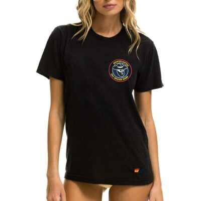 Aviator Nation ZAC BROWN BAND 2025 CREW TEE SHIRT - BLACK — XS - Image 1
