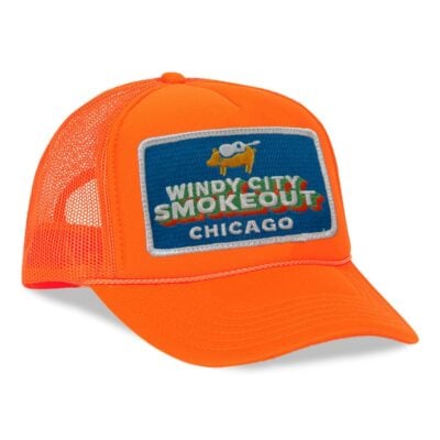 Aviator Nation WINDY CITY SMOKEOUT 2025 VINTAGE LOW RISE TRUCKER — ROYAL - Image 1
