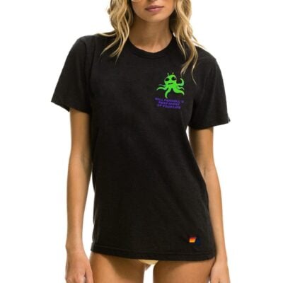 Aviator Nation WILL FERRELL 2023 CREW TEE - BLACK — XS - Image 2