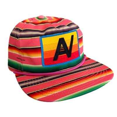 Aviator Nation VINTAGE LOGO TWILL LOW - RISE TULUM TRUCKER HAT — PINK - Image 1