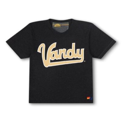 Aviator Nation VANDERBILT BOLT BOYFRIEND TEE - BLACK — XS - Image 1