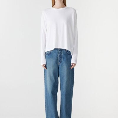 Bassike Circle Long Sleeve T-Shirt — XXS - Image 1