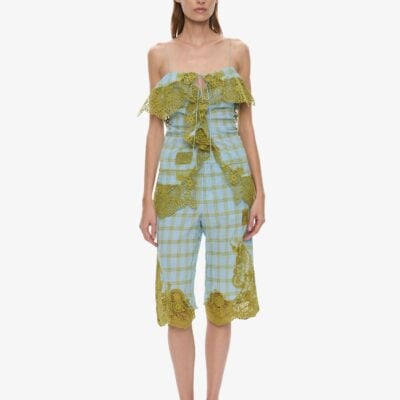 Christopher Esber Maya Embroidered Handkerchief Shorts — 4 - Image 1