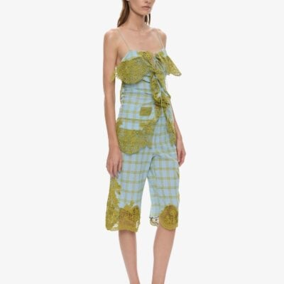Christopher Esber Maya Embroidered Handkerchief Shorts — 4 - Image 2