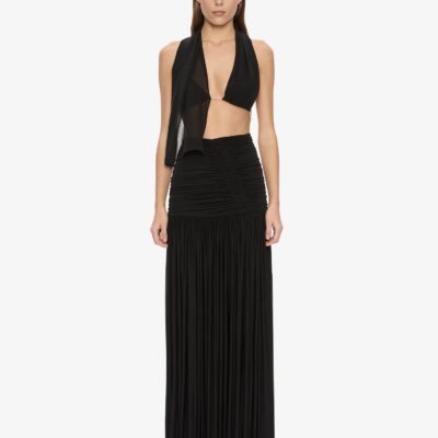 Christopher Esber Silk Scarf Chain Bra Top — 4 - Image 2