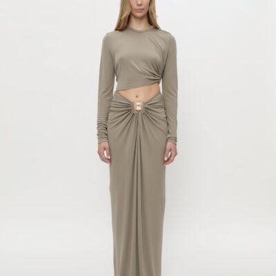 Christopher Esber Bezel Quartz Ruched Skirt — 6 - Image 1