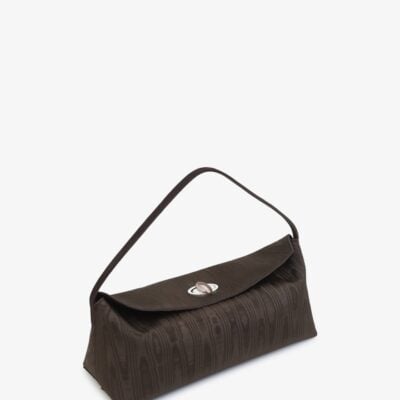 Christopher Esber Doba Quartz Turnlock Moire Shoulder Bag - Image 2