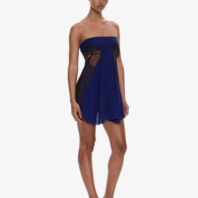 Christopher Esber Aira Strapless Lace Mini Dress — 4 - Image 1