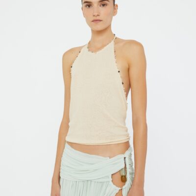 Christopher Esber Beach Quartz Halter Tank — XXS - Image 1