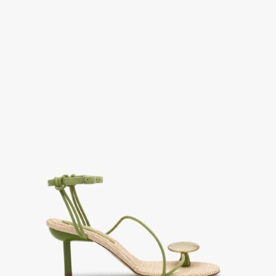 Christopher Esber Doma Stoned Raffia Heel — 36 - Image 1