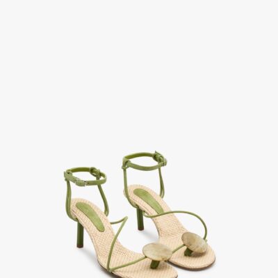 Christopher Esber Doma Stoned Raffia Heel — 36 - Image 2