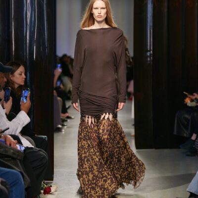 Christopher Esber Tortoiseshell Droplet Jersey Gown — 4 - Image 2