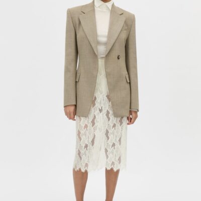 Camilla and Marc Zemira Lace Midi Skirt — cream - Image 1