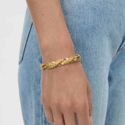 Camilla and Marc Wrenley Bangle — gold - Image 2