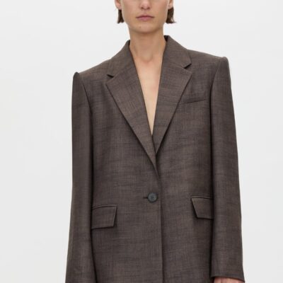 Camilla and Marc Verna Relaxed Fit Blazer — choc texture - Image 2
