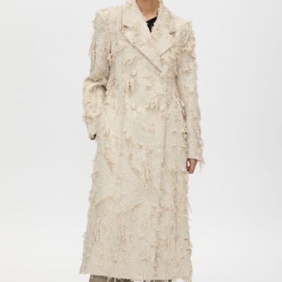 Camilla and Marc Tundra Double Breasted Coat — stone - Image 1
