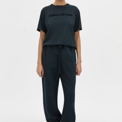 Camilla and Marc Tia Logo Track Pant — deep ink - Image 1
