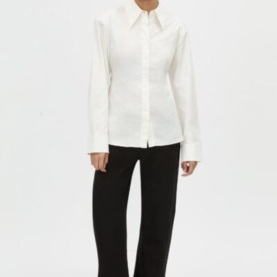 Camilla and Marc Tarn Fitted Shirt — cream - Image 1