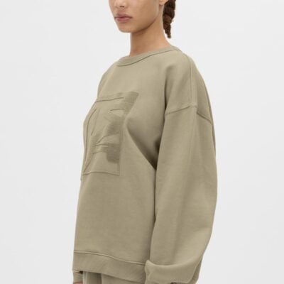 Camilla and Marc Sonora Flocked Tracksuit Top — clay - Image 2