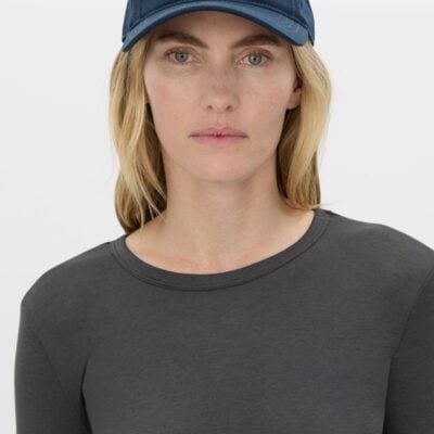 Camilla and Marc Sonora Embroidered Logo Cap — deep ink - Image 2