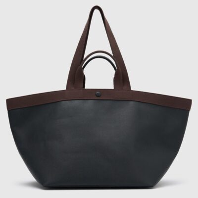 Camilla and Marc Soki Tote — black/chocolate - Image 1