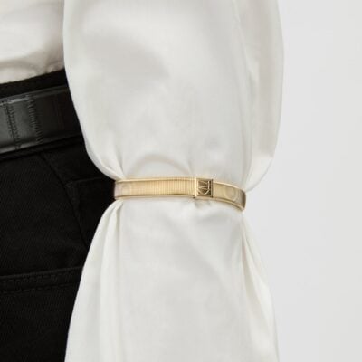 Camilla and Marc Sleeve Monogram Garter — gold - Image 2