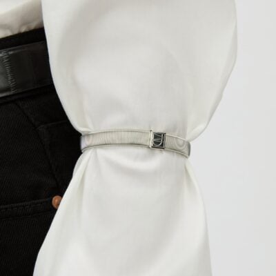 Camilla and Marc Sleeve Monogram Garter — silver - Image 2