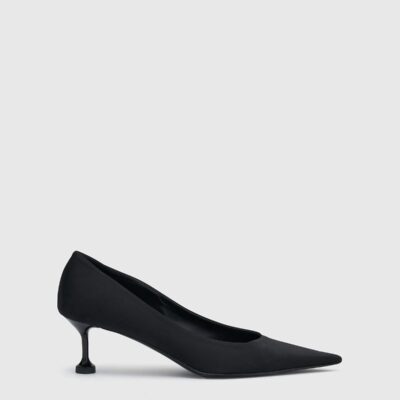 Camilla and Marc Siri Satin Pump — black - Image 1