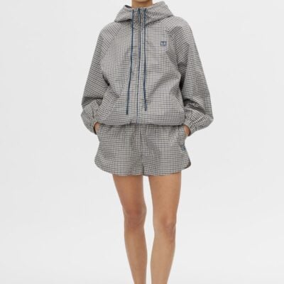 Camilla and Marc Pierce Check Anorak — birch check - Image 1