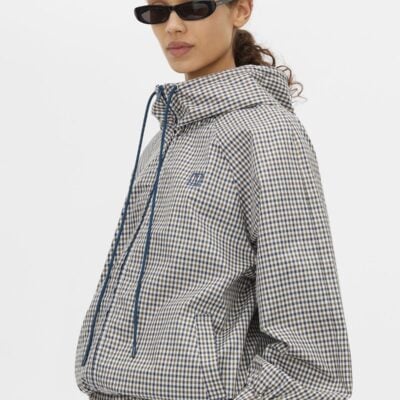 Camilla and Marc Pierce Check Anorak — birch check - Image 2