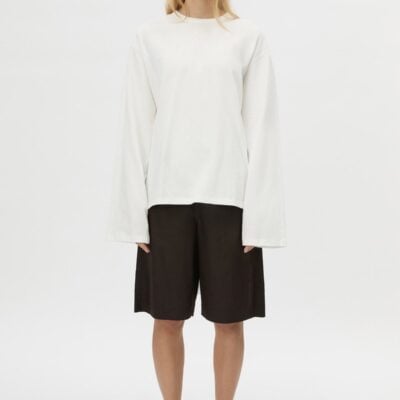 Camilla and Marc Peretti Long Sleeve Tee — soft white - Image 1