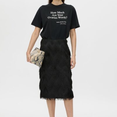 Camilla and Marc Ovarian Cancer Unisex Tee 2 — black - Image 2