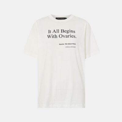 Camilla and Marc Ovarian Cancer Unisex Tee 1 — soft white - Image 1